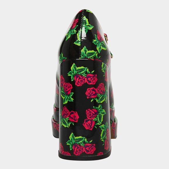 BRAND NEW Betsey Johnson 80TH BIRTHDAY BLONDIE ROSE MARYJANE PLATFORMS Size 9.5 - Picture 6 of 8